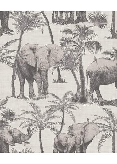 Arthouse Elephant Grove Wallpaper