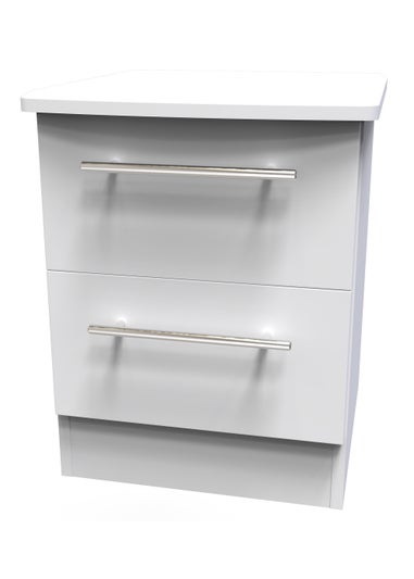 Swift Sherwood 2 Drawer Bedside Cabinet (50.5cm x 41.5cm x 39.5cm)