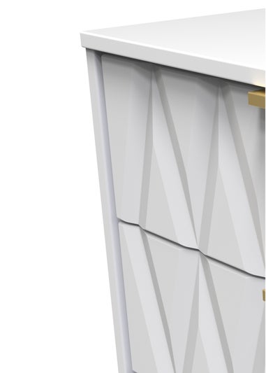 Swift Prism 3 Drawer Midi Chest (74cm x 39.5cm x 57.5cm)