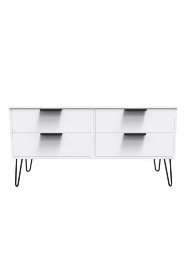 Swift Milano 4 Drawer End of Bed Chest (50.5cm x 41.5cm x 112cm)