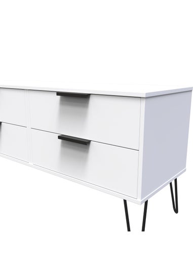 Swift Milano 4 Drawer End of Bed Chest (50.5cm x 41.5cm x 112cm)