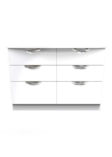 Swift Bordeaux 6 Drawer Wide Chest (79.5cm x 41.5cm x 112cm)