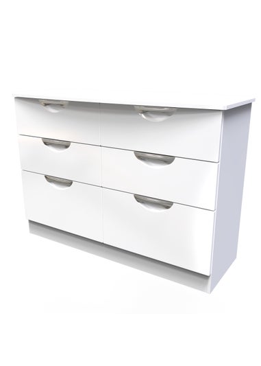 Swift Bordeaux 6 Drawer Wide Chest (79.5cm x 41.5cm x 112cm)