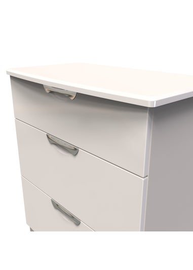 Swift Bordeaux 3 Drawer Deep Chest (88.5cm x 41.5cm x 76.5cm)