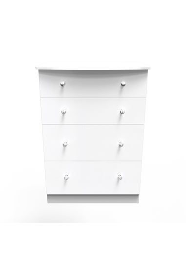 Swift Brilliance 4 Drawer Chest (107.5cm x 41.5cm x 76.5cm)