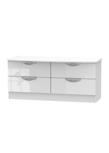 Swift Bordeaux 4 Drawer End of Bed Chest (50.5cm x 41.5cm x 112cm)