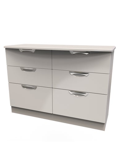 Swift Bordeaux 6 Drawer Wide Chest (79.5cm x 41.5cm x 112cm)