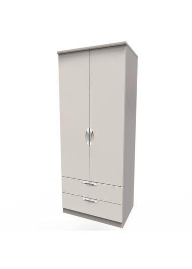 Swift Bordeaux 2 Door 2 Drawer Wardrobe (182.5cm x 53cm x 74cm)