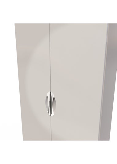 Swift Bordeaux 2 Door 2 Drawer Wardrobe (182.5cm x 53cm x 74cm)