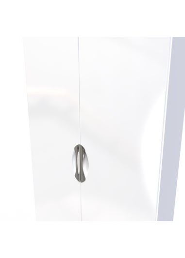 Swift Bordeaux 2 Door 2 Drawer Wardrobe (182.5cm x 53cm x 74cm)