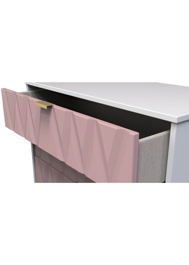Swift Prism 4 Drawer Chest (88.5cm x 41.5cm x 76.5cm)