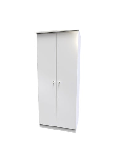 Swift Brilliance 2 Door Wardrobe (182.5cm x 53cm x 74cm)