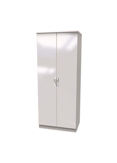 Swift Bordeaux 2 Door Wardrobe (182.5cm x 53cm x 74cm)