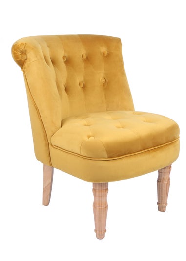 LPD Furniture Charlotte Chair Mustard (690x640x770mm)