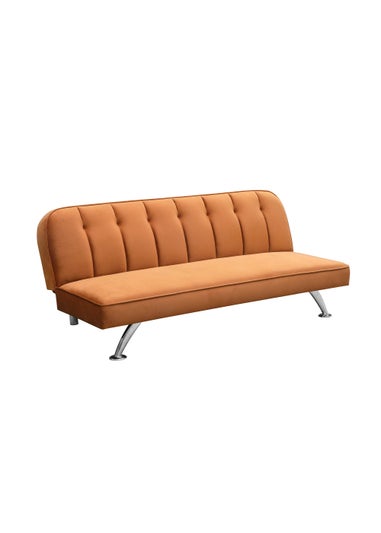 LPD Furniture Brighton Orange Sofa Bed