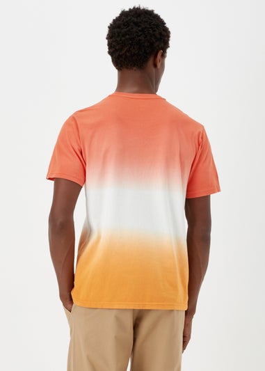 Orange Tie Dye Ombre T-Shirt