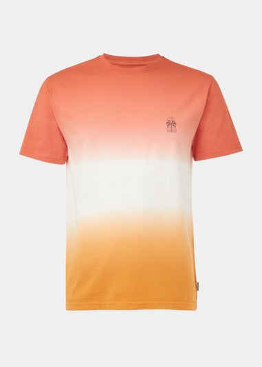 Orange Tie Dye Ombre T-Shirt