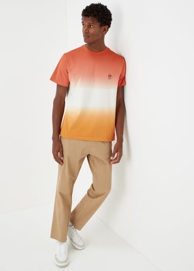 Orange Tie Dye Ombre T-Shirt