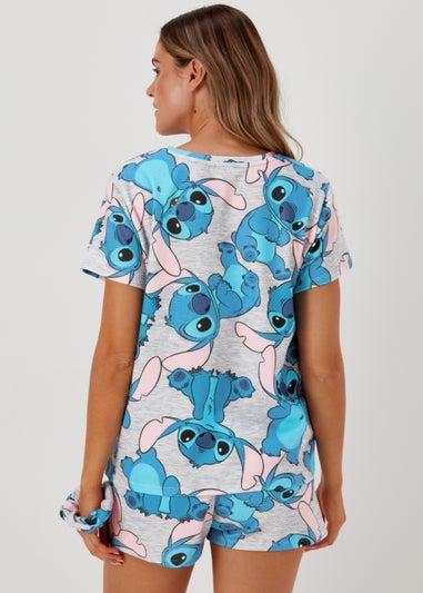 Blue Disney Lilo & Stitch Pyjama & Scrunchie Set