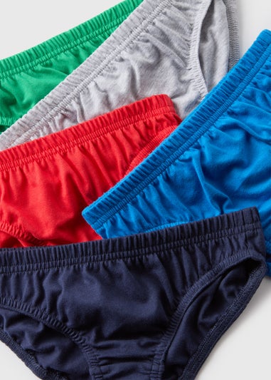 Boys 10 Pack Multicoloured Briefs (2-13yrs)