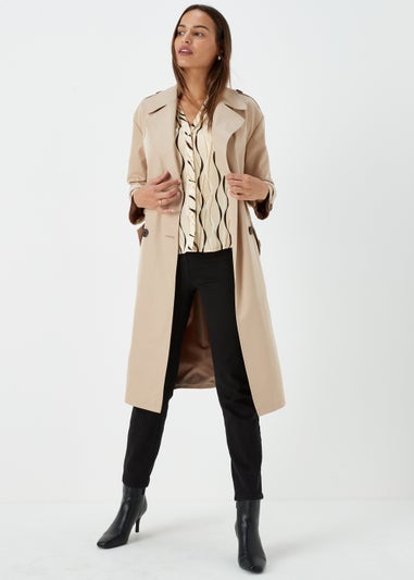 Et Vous Beige Printed Blouse