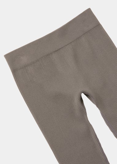 Girls Grey Seamless Leggings (7-12yrs)