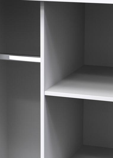 Swift Prism Open Shelf Wardrobe (197cm x 53cm x 74cm)