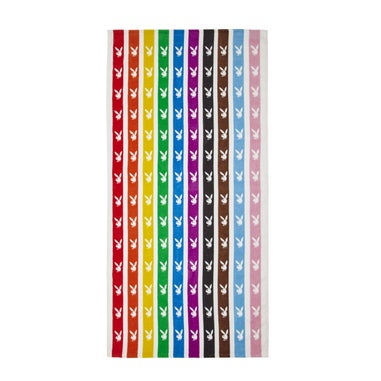 Playboy Rainbow Bunny Cotton Beach Towel