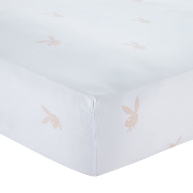 Playboy Iconic Bunny Fitted Sheet with Pocket