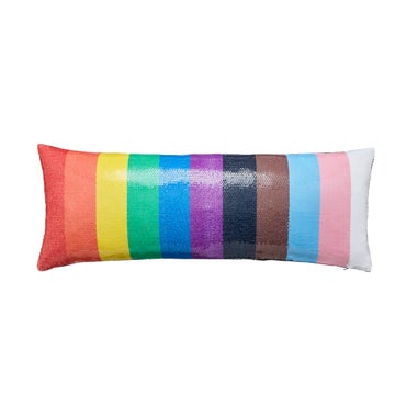 Playboy Sequin Rainbow Cushion (30x80cm)