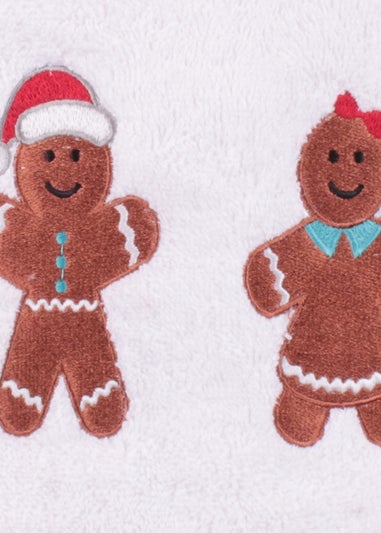 Fusion Christmas Gingerbread Hand Towel (2 pack)