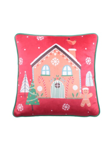 Fusion Christmas Gingerbread Man Filled Cushion