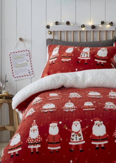 Bedlam Christmas Jolly Santa Duvet Cover Set
