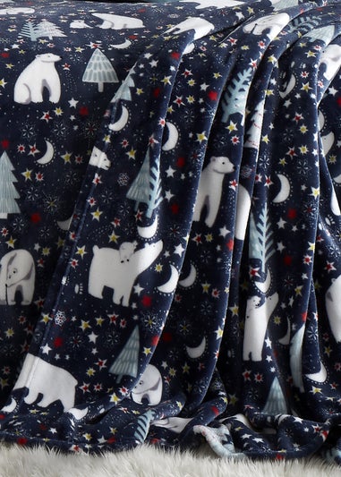 Fusion Christmas Starry Night Throw