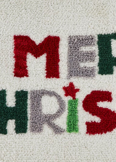 Fusion Merry Christmas Bath Mat (50cm x 80cm)