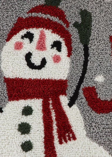 Fusion Christmas Snowman Bath Mat (50cm x 80cm)