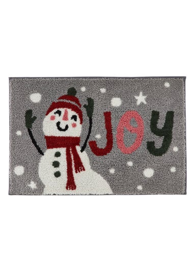 Fusion Christmas Snowman Bath Mat (50cm x 80cm)