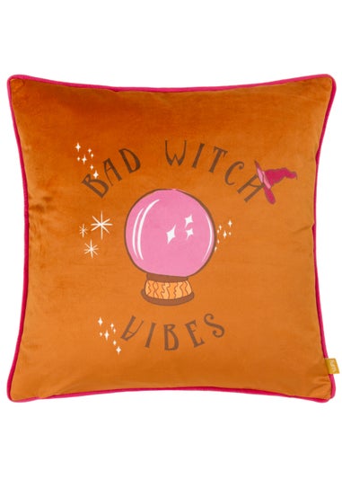 furn. Bad Witch Vibes Filled Cushion (43cm x 43cm x 8cm)