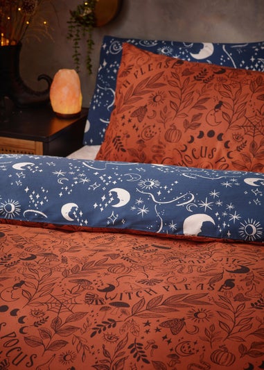 furn. Witchy Vibes Halloween Duvet Cover Set