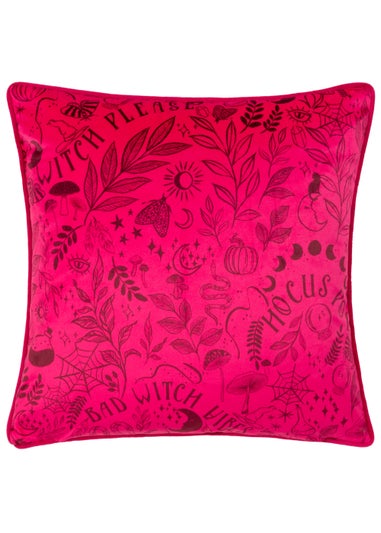 furn. Witch Please Filled Cushion (43cm x 43cm x 8cm)