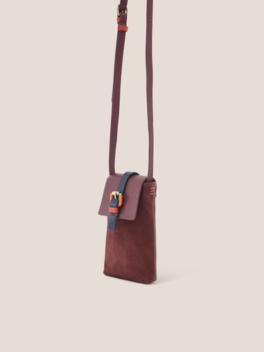 Clara Handytasche aus Wildleder