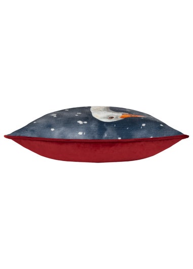 Evans Lichfield Christmas Goose Festive Filled Cushion (43cm x 43cm x 8cm)