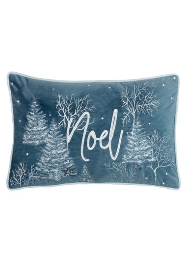 furn. Arcticus Noel Embroidered Filled Cushion (30cm x 50cm x 8cm)