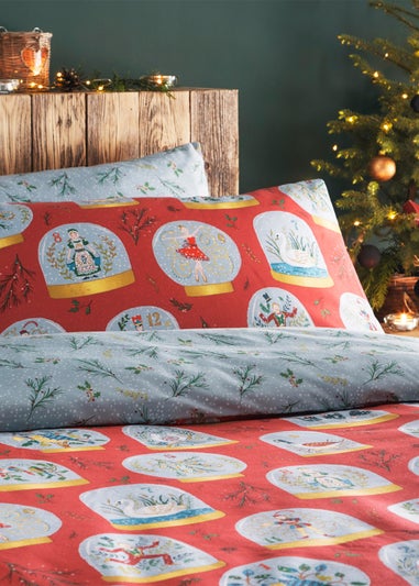 furn. Twelve Days Of Christmas Reversible Duvet Cover Set