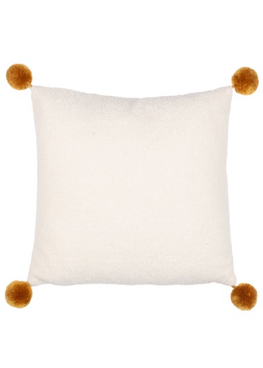 furn. Pom-Poms Ice Ice Baby Filled Cushion (43cm x 43cm x 8cm)