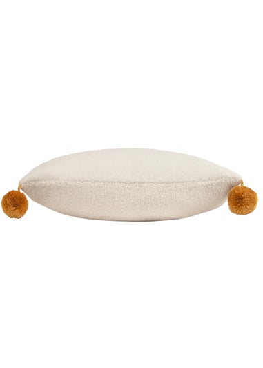 furn. Pom-Poms Ice Ice Baby Filled Cushion (43cm x 43cm x 8cm)