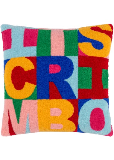 Heya Home Festive-Val Crimbo Filled Cushion (43cm x 43cm x 8cm)