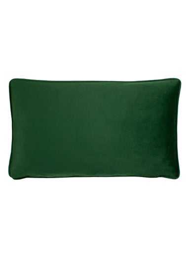 furn. Deck The Halls Baubles Velvet Filled Cushion (30cm x 50cm x 8cm)