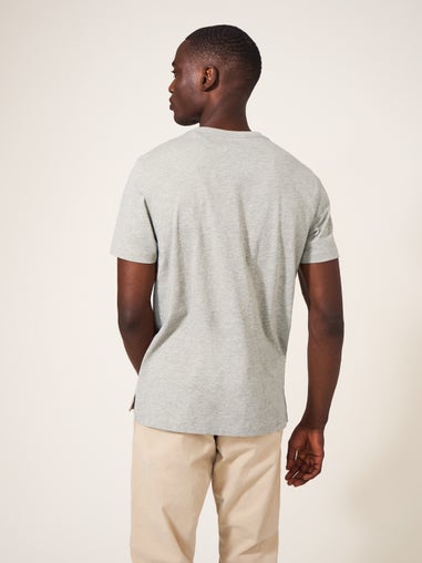 T-Shirt mit Fischmuster
