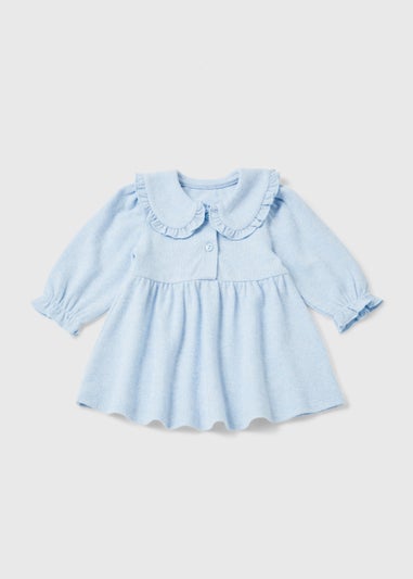 Baby Blue Peter Pan Collar Dress (Newborn-23mths)